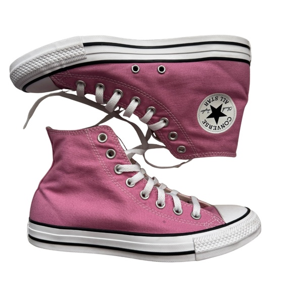 Pink Converse Chuck Taylor All Star High Tops Sz: W9/M7 - Picture 1 of 13